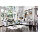  Furniture of America Benigno Stationary Fabric Loveseat SM6413-LV IMAGE 5