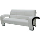  Furniture of America Wezen Stationary Leatherette Sofa CM6412WH-SF IMAGE 1