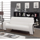  Furniture of America Wezen Stationary Leatherette Sofa CM6412WH-SF IMAGE 3