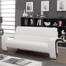  Furniture of America Wezen Stationary Leatherette Sofa CM6412WH-SF IMAGE 4