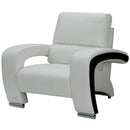  Furniture of America Wezen Stationary Leatherette Chair CM6412WH-CH IMAGE 1