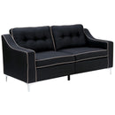  Furniture of America Glenda Stationary Fabric Sofa CM6850BK-SF IMAGE 1