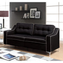  Furniture of America Glenda Stationary Fabric Sofa CM6850BK-SF IMAGE 2