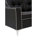  Furniture of America Glenda Stationary Fabric Sofa CM6850BK-SF IMAGE 4