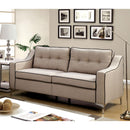  Furniture of America Glenda Stationary Fabric Sofa CM6850BG-SF IMAGE 2