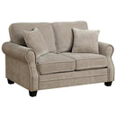  Furniture of America Lynne Stationary Fabric Loveseat CM6818-LV IMAGE 1