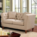  Furniture of America Imani Stationary Fabric Loveseat CM6860-LV IMAGE 2