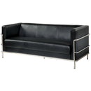  Furniture of America Leifur Stationary Leatherette Sofa CM6791BK-SF IMAGE 1