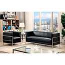  Furniture of America Leifur Stationary Leatherette Sofa CM6791BK-SF IMAGE 4