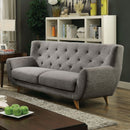  Furniture of America Carin Stationary Fabric Sofa CM6134LG-SF IMAGE 2