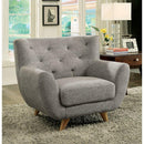  Furniture of America Carin Stationary Fabric Chair CM6134LG-CH IMAGE 3