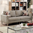  Furniture of America Lauren II Stationary Fabric Sofa CM6855-SF IMAGE 2