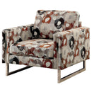  Furniture of America Lauren II Stationary Fabric Chair CM6855PA-CH IMAGE 1