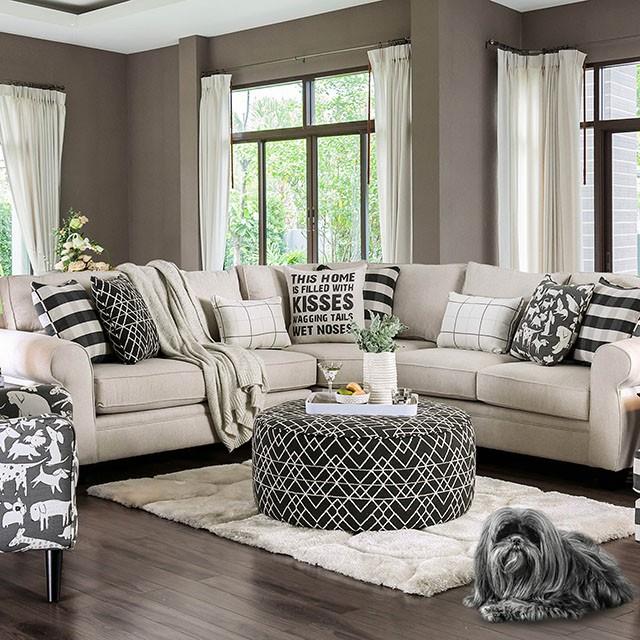 Furniture of America Patricia Fabric 3 pc Sectional SM8171-SECT IMAGE 8