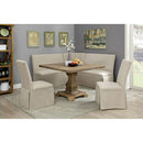  Furniture of America Square Nerissa Dining Table with Pedestal Base CM3840A-T-48-TABLE IMAGE 5