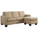  Furniture of America Erin Fabric 2 pc Sectional CM6593BG IMAGE 1