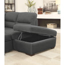  Furniture of America Nellie Fabric Sleeper Sectional CM6517-SECT IMAGE 5