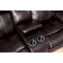  Furniture of America Karlee II Reclining Leather Look 3 pc Sectional CM6989-SECTIONAL IMAGE 2