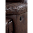  Furniture of America Glasgow Reclining Leather Look 5 pc Sectional CM6822BR-T-SECT IMAGE 3