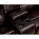  Furniture of America Glasgow Reclining Leather Look 5 pc Sectional CM6822BR-T-SECT IMAGE 7