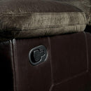  Furniture of America Glasgow Reclining Fabric 5 pc Sectional CM6822-T-SECT IMAGE 3