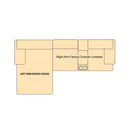  Furniture of America Kamryn Reclining Fabric 2 pc Sectional CM6771BR-SECTIONAL IMAGE 2