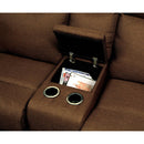  Furniture of America Kamryn Reclining Fabric 2 pc Sectional CM6771BR-SECTIONAL IMAGE 4