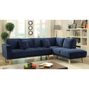  Furniture of America Hagen Fabric 2 pc Sectional CM6799NV-SECTIONAL IMAGE 1