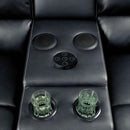  Furniture of America Gaffey Reclining Bonded Leather Match Loveseat CM6826LV-SET+CS IMAGE 2