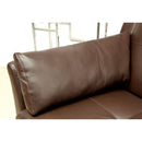  Furniture of America Peever Leatherette 2 pc Sectional CM6268BR-SET IMAGE 2