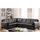  Furniture of America Peever Leatherette 2 pc Sectional CM6268BK-SET IMAGE 1