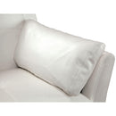  Furniture of America Peever Leatherette 2 pc Sectional CM6268WH-SET IMAGE 2