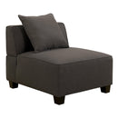  Furniture of America Marian Fabric 4 pc Sectional CM6369-SF-4SEAT IMAGE 2