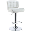 Furniture of America Kori Adjustable Height Stool CM-BR6152WH IMAGE 1