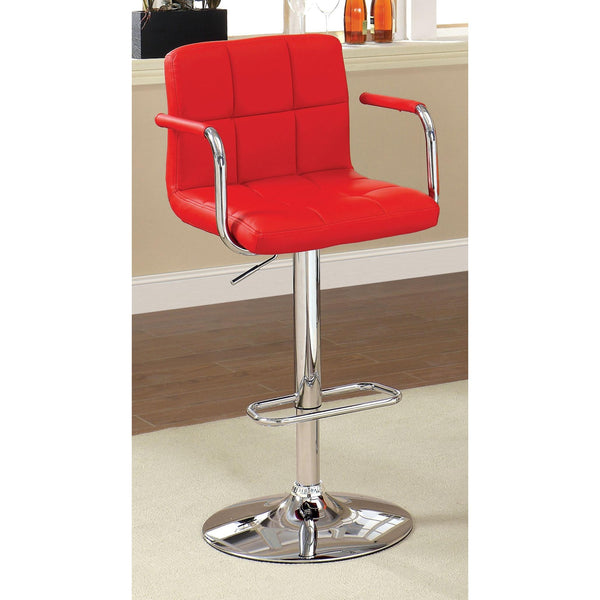 Furniture of America Varvara Adjustable Height Stool CM-BR6917RD IMAGE 1