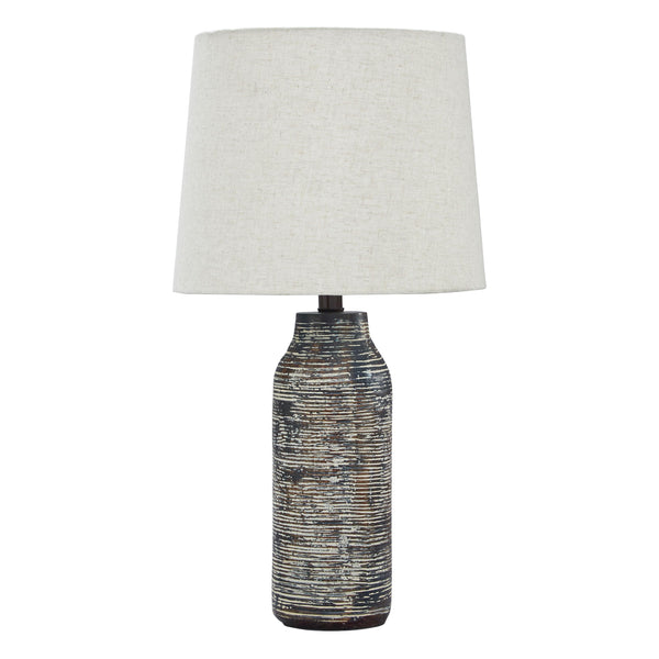 Signature Design by Ashley Mahima Table Lamp Mahima L235584 Paper Table Lamp (2 per package) IMAGE 1