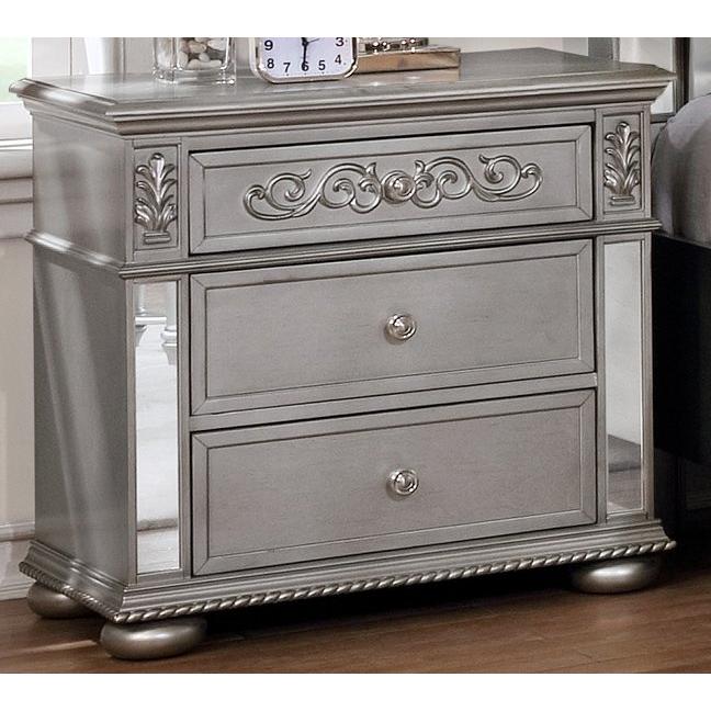 Furniture of America Azha 3-Drawer Nightstand CM7194N IMAGE 3