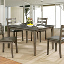  Furniture of America Marcelle 5 pc Counter Height Dinette CM3028T-5PK IMAGE 2