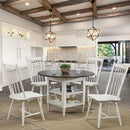  Furniture of America Round Ann Lee Dining Table CM3754RT IMAGE 1