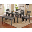  Furniture of America Hillsview Dining Table CM3916GY-T-60 IMAGE 2