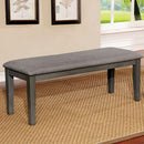  Furniture of America Hillsview Dining Bench CM3916GY-BN IMAGE 1
