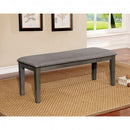  Furniture of America Hillsview Dining Bench CM3916GY-BN IMAGE 2