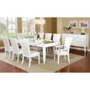  Furniture of America Madeline Dining Table with Glass Top CM3396T IMAGE 5