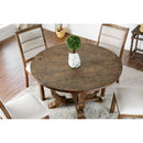  Furniture of America Round Isabelle Dining Table CM3395A-RT IMAGE 2