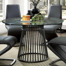  Furniture of America Round Dowdale Dining Table CM3919RT-TABLE IMAGE 3