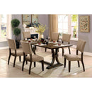  Furniture of America Gomeisa Dining Table with Trestle Base CM3826T-TABLE IMAGE 4