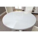  Furniture of America Round Reidar Dining Table with Trestle Base CM3651RT IMAGE 3