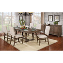  Furniture of America Roeselare Dining Table with Trestle Base CM3455T-TABLE IMAGE 4