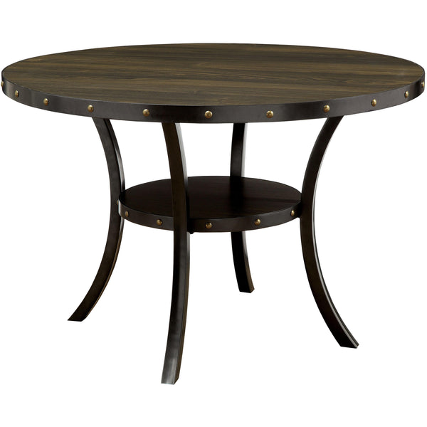 Furniture of America Round Kaitlin Dining Table CM3323RT IMAGE 1