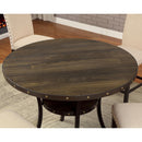  Furniture of America Round Kaitlin Counter Height Dining Table CM3323RPT IMAGE 3
